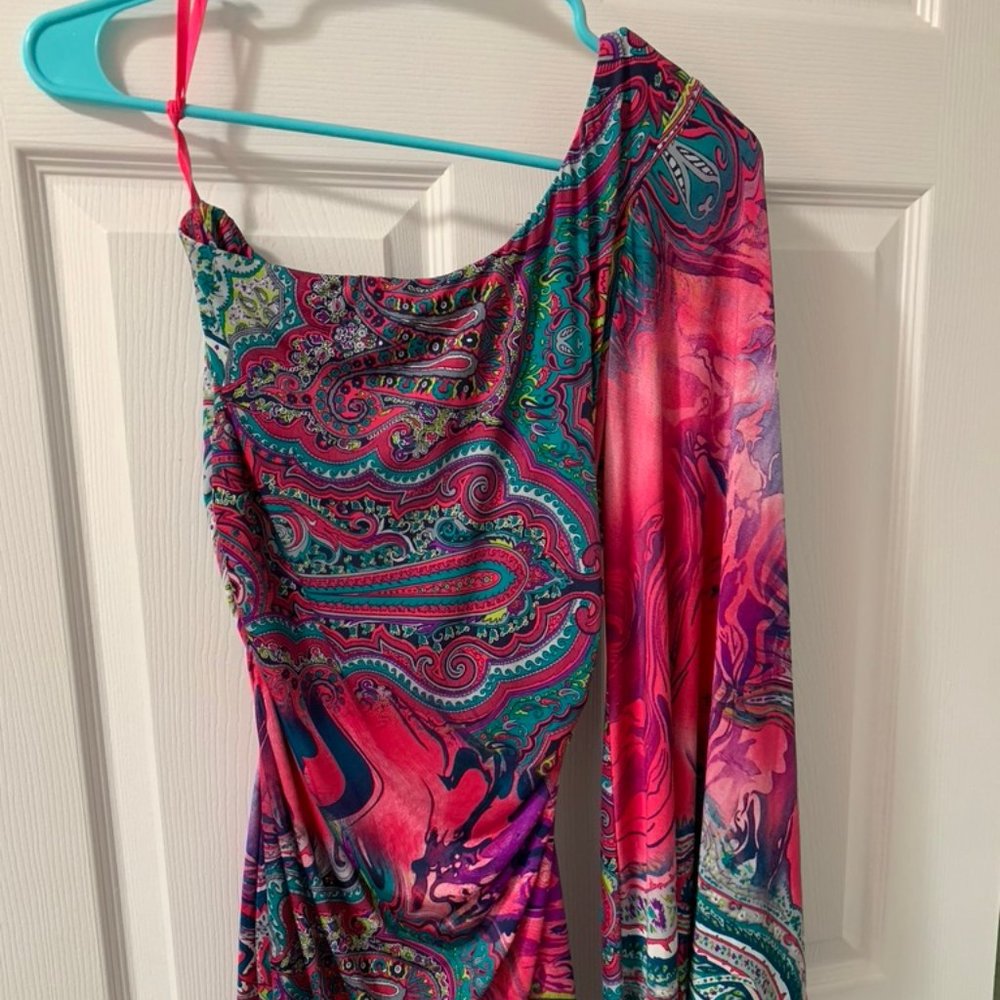 Arden B One-Shoulder Dress